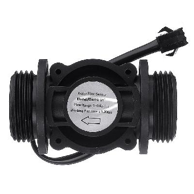 Probots 1" Water Flow Sensor FS400A Fluid Flowmeter Meter Hall Effect